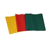 CanDo 10-5680 Latex-Free Exercise Band Pep Pack, Easy, Yellow/Red/Green