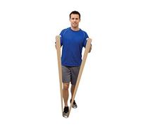 CanDo Banda de Ejercicio sin Látex Pack Doble 90 m (2 × 45 m) - Melocotón (Nivel 1/7 Ligera) - Banda de Resistencia de TPE para Fisioterapia y Terapia Ocupacional