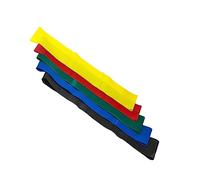 CanDo Bandas de Resistencia para Ejercicio, Juego de 5 Piezas (X-Light - X-Heavy) de 15 Pulgadas, para Entrenamientos, Ejercicio, Yoga, Entrenamiento en casa o Gimnasio, Bandas de látex duraderas