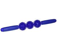 CanDo Barra de Masaje Point Relief 42 cm Azul - Masajeador Manual con Rodillo de Púas y 3 Bolas Giratorias para Alivio Profundo, Circulación y Recuperación Muscular