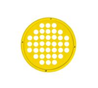 Cando Dispositivo Para Rehabilitación de Los dedos, la Muñeca y el Antebrazo, Amarillo/Más Ligero (X), 17 cm