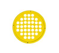 Cando Dispositivo Para Rehabilitación de Los dedos, la Muñeca y el Antebrazo, Amarillo/Más Ligero (X), 17 cm- sin látex