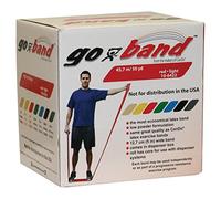 CanDo Go-Band Banda de Resistencia en Rollo 45,7 m - Rojo (Ligera) - Banda de Ejercicio Económica de Látex para Fitness, Fisioterapia y Terapia Ocupacional