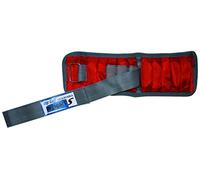 CanDo Par de Pesos Ajustables para Muñeca 1,8 kg Cada Uno Rojo - Pesos Ajustables con Inserciones Extraíbles para Entrenamiento de Fuerza de Brazos, Rehabilitación y Ejercicio Fitness