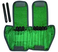 CanDo Par de Pesos Ajustables para Tobillo 2,3 kg Cada Uno Verde - Pesos Ajustables con Inserciones Extraíbles para Entrenamiento de Fuerza de Piernas, Rehabilitación y Ejercicio Fitness