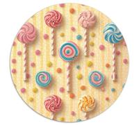 Candy 1000 Pieces Jigsaw Puzzles For Adults Family Challenge Toys Stress Relieving Entertainment Cultivate The Spirit of Teamwork for Family Decorations 1000pcs (67.5x67.5cm)