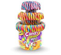 Candy Cane Bastones Navideños Comestibles - 100 unidades x 12 g - Sabor Fresa y Multicolor - Dulces de Navidad para Decoración, Regalos y Fiestas - Pack Laborawi (Arcoiris/Multicolor)
