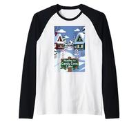 Candy Cane Candy Lane Christmas 2025 Camiseta Manga Raglan