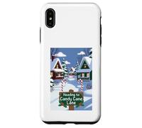 Candy Cane Candy Lane Christmas 2025 Carcasa para iPhone XS MAX