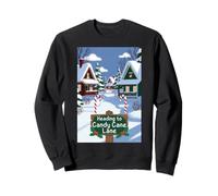 Candy Cane Candy Lane Christmas 2025 Sudadera