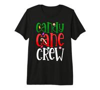 Candy Cane Crew Bastones de Caramelo Navidad Xmas Camiseta Premium