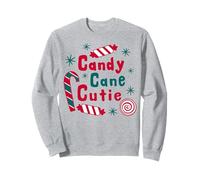 Candy Cane Cutie, Divertida Familia navideña a Juego Sudadera