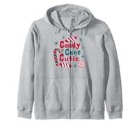 Candy Cane Cutie, Divertida Familia navideña a Juego Sudadera con Capucha