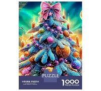 Candy Cane Invierno Conjunto Colorido Pavo Rompecabezas Cartón Premium 1000 Piezas, Desafío Educativo Adultos/Adolescentes, Alivio Estrés, Regalo Ancianos/Adolescentes 70x50cm/1000pcs