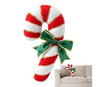 Candy Cane Pillow, Cute Decorative Stuffed Lollipop Cushion