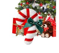 Candy Cane Pillow, Cute Decorative Stuffed Lollipop Cushion