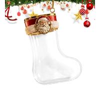 Candy Cash Chocolate Storage Ornament - Acrylic Christmas Stockings | Christmas Socks For Tree Fireplace Mantle Chocolates Prizes Goodie Stuffers Holiday Party Friends