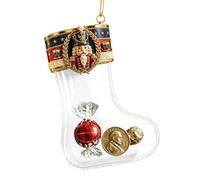 Candy Cash Chocolate Storage Ornament - Acrylic Christmas Stockings | Christmas Socks For Tree Fireplace Mantle Chocolates Prizes Goodie Stuffers Holiday Party Friends