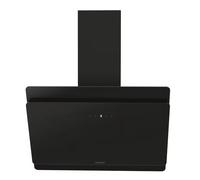 Candy CDG7CBP8B - Campana Decorativa de Pared 70Cm Iluminación LED Control Táctil Cristal Negro