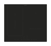 Candy CETPS64SCWFITT/1 - Placa de inducción de 60 cm, 3 luces incluyendo una Twin Power+2, 7400 W, negro, 9 niveles de potencia, 4 Boosters, temporizador, controles táctiles Monoslider