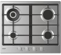 CANDY CHG6BR4WTX Placa Cocina Gas Natural 60 cm 4 Fuegos Acero Inoxidable
