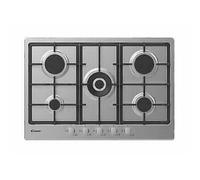 Candy CHG74WX Quemador Encimera 5 75CM Hierro Fundido Acero Inoxidable