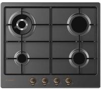 CANDY CHW6BR4WGTGH Cocina A Gas De 4 Quemadores 60 Cm Antracita