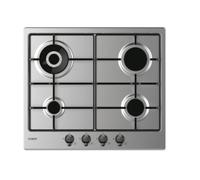 CANDY CHW6BR4WTX Cocina A Gas De 4 Fuegos 60 CM Acero Inoxidable