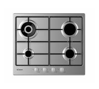Candy CHW6BR4WX Placa de Gas 4 Zonas 60cm Plata