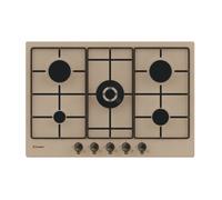 Candy CHW7AV4WGT Quemador Encimera 5 Fuegos Gas 75 CM Rejillas Esmaltado Avena