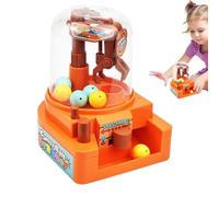 Candy Claw Machine, Mini Arcade Vending Game, Interactive Prize Grabber, Fun Toy Dispenser for Kids Party Gift, Home Birthday Kindergarten, 5.12x4.69x3.86 Inches Red 1PC