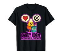 Candy Corn: The Discourse Continúa: Amante del Humor en Halloween Camiseta gráfica económica