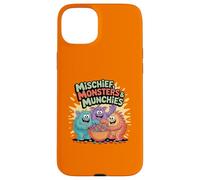 Candy Crew de Mischief Monsters Tiene ganas de Halloween Carcasa para iPhone 15 Plus