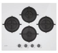 Candy CSG6DTW - Placa cristal Gas Natural 60 Cm 4 Zonas Blanco