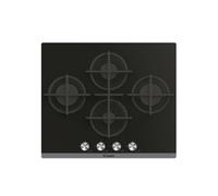 Candy CVG6DEB Quemador Encimera 4 Fuegos En Vidrio Templado Negro