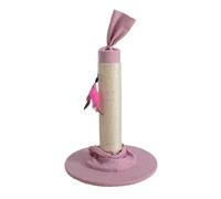 Candy Design Scratching Post, Compact Tall Cat Scratcher, 20.87x13.78 Inches Sturdy Large Scratch Pole with Fabric Covered Base, Fun Indoor Play for Kittens and Adult Cats