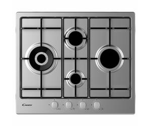 Candy Idea CHW6D4WX Placa de Gas 4 Zonas 60cm Acero Inoxidable
