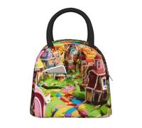 Candy Land - Bolsa de almuerzo con aislamiento para comida, para el trabajo, escuela, picnic, viajes, rutina diaria