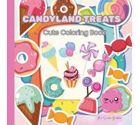 Candy land Coloring Book | Cute Coloring Book | Gift for Students