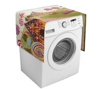 Candy Land - Funda protectora para lavadora con bolsillos de almacenamiento, para lavadora, secadora, 54.3 x 20.5 pulgadas, para refrigerador, cocina, decoración del hogar