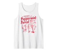 Candy Land Greetings from The Peppermint Forest Retro Poster Camiseta sin Mangas