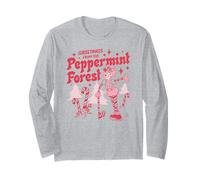 Candy Land Greetings from The Peppermint Forest Retro Poster Manga Larga