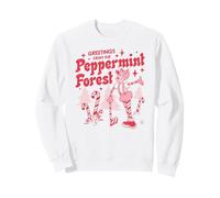 Candy Land Greetings from The Peppermint Forest Retro Poster Sudadera