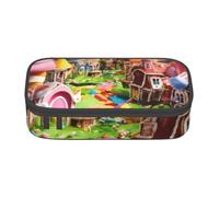 Candy Land Print - Estuche grande de almacenamiento para lápices, organizador de papelería, escuela, universidad, negocios, viajes