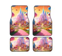 Candy Land Print - Juego de 4 alfombrillas de protección para furgonetas, sedanes, camiones