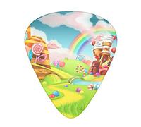 Candy Land - Púas de guitarra únicas con impresiones claras y múltiples grosores