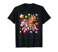 Candy Land Ride con Gingerbread Girl and Stars Camiseta