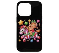 Candy Land Ride con Gingerbread Girl and Stars Carcasa para iPhone 13 Pro