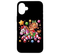 Candy Land Ride con Gingerbread Girl and Stars Carcasa para iPhone 16 Plus