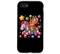 Candy Land Ride con Gingerbread Girl and Stars Carcasa para iPhone SE (2020) / 7/8